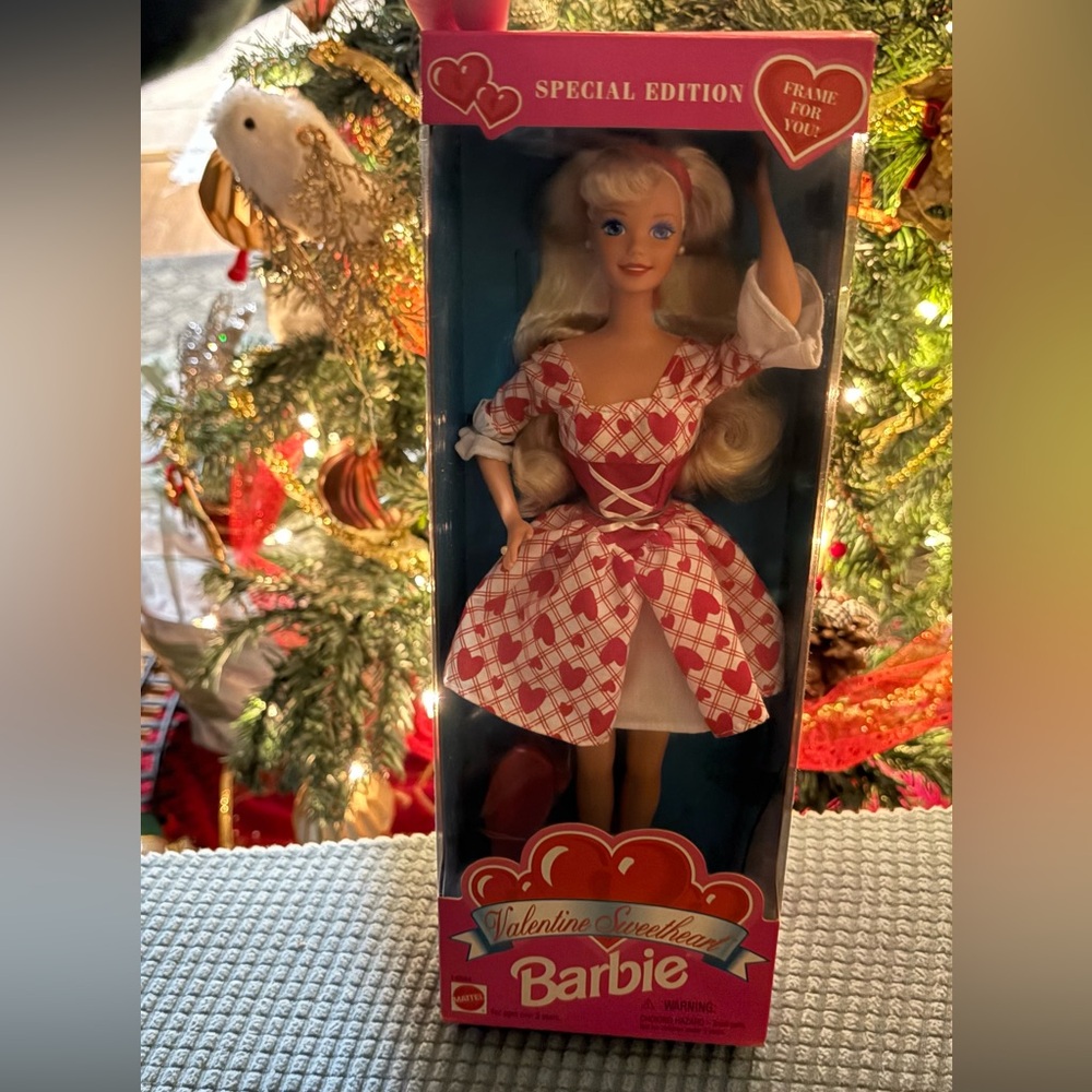 Barbie Valentine Sweetheart in Red and White Dress